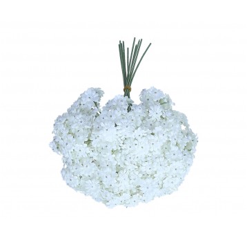 Bukiecik białych kwiatów w pęczku 10szt/34cm