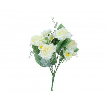 Bukiecik kremowych róźyczek 30cm