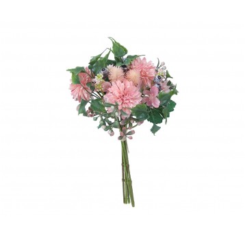 Bukiecik ozdobny róźowy 32cm