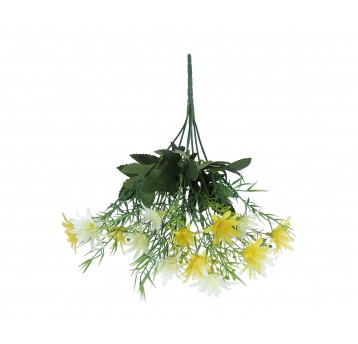 Bukiecik ozdobnych kwiatów 34cm