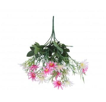 Bukiecik ozdobnych kwiatów 34cm