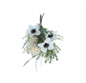 Bukiecik ozdobnych kwiatów 46cm