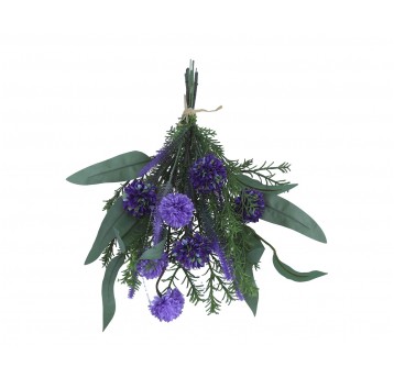 Bukiecik ozdobnych kwiatów do dekoracji 46cm