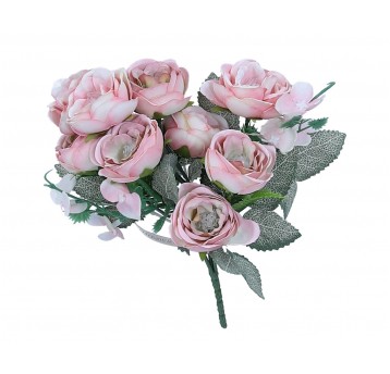 Bukiecik pełnika krem-rózowy 30cm