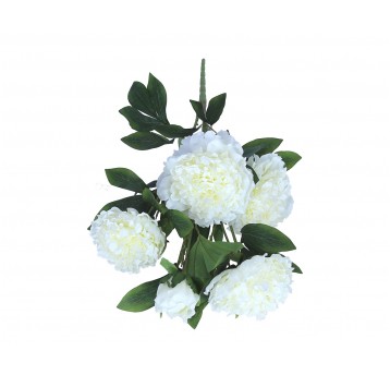 Bukiet białej piwonii 69cm