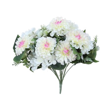 Bukiet białych kwiatów 58cm