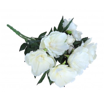 Bukiet białych kwiatów do kompozycji 58cm