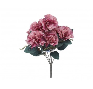 Bukiet bordowych goździków 43cm