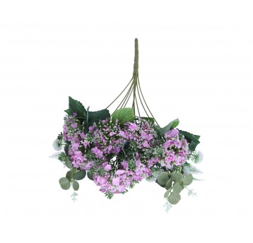 Bukiet fioletowych ozdobnych kwiatów 45cm