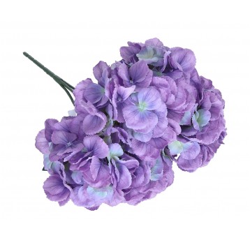 Bukiet hortensji fioletowej 48cm