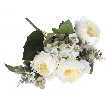 Bukiet kremowych kwiatów 46cm