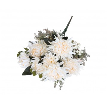 Bukiet kremowych kwiatów do kompozycji 50cm
