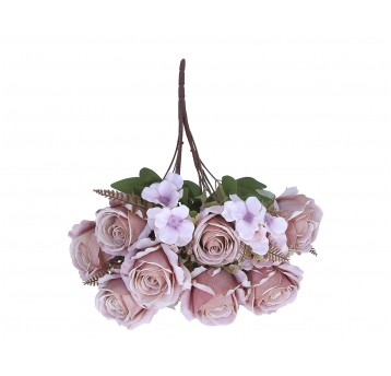 Bukiet kwiatów w j róźowej kompozycji 58cm
