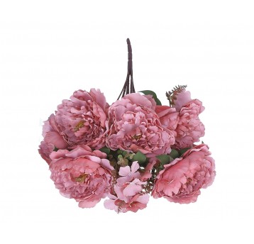 Bukiet kwiattów w róźowej kompozycji 56cm