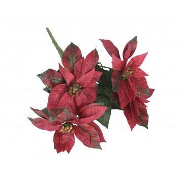Bukiet poinsecji czerwonej do kompozycji 52cm
