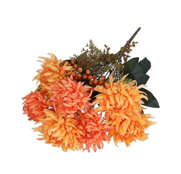 Bukiet pomaranczowych kwiatów do kompozycji 50cm