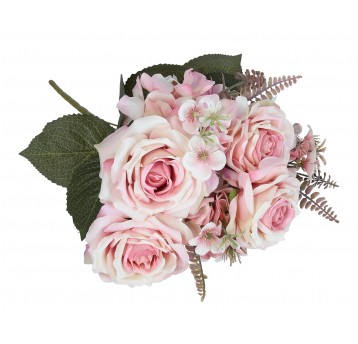 Bukiet roźowych kwiatów 45cm