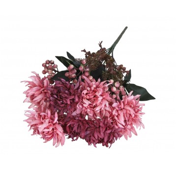 Bukiet róźowych kwiatów do kompozycji 46cm