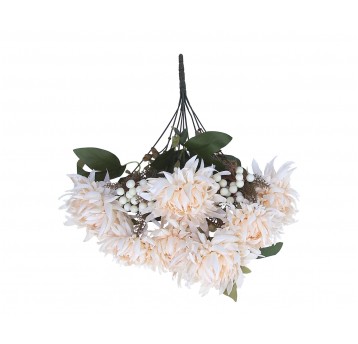Bukiet z kremowych chryzantem 48cm