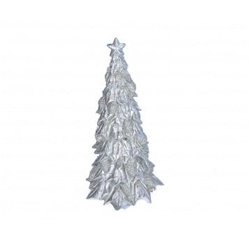 Choinka srebrna do kompozycji śr 11cm/21cm