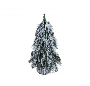 Choinka z oszronionych gałązek 33cm