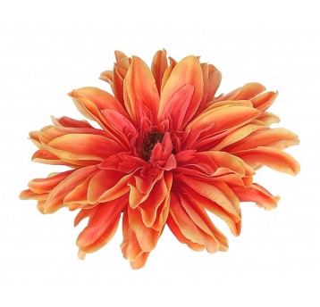 Dalia wyrobowa pomaranczowo-źółta 15cm