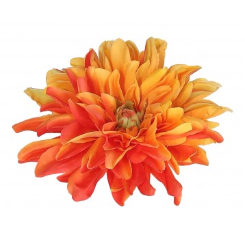 Dalia wyrobowa źółto-pomaranczowa 15cm