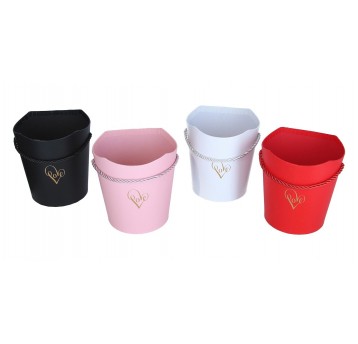 Dekor.pudełka papierowe mix kol.śr 11cm/15cm