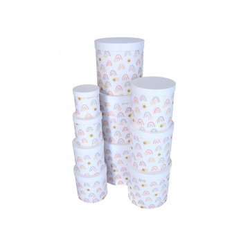 Dekor.pudełka tektur, s/10 śr 32cm/32cm