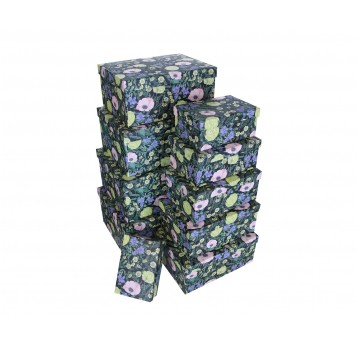 Dekor. pudełka tekturowe s/10 16cm/37cm/27cm