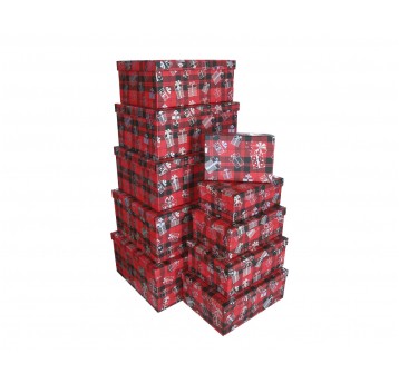 Dekor, pudełka tekturowe s/10 16cm/37cm/29cm