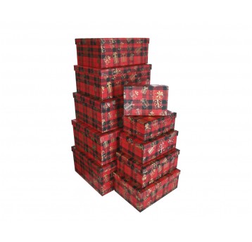 Dekor, pudełka tekturowe s/10 16cm/37cm/29cm