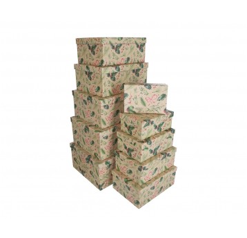 Dekor, pudełka tekturowe s/10 16cm/37cm/29cm