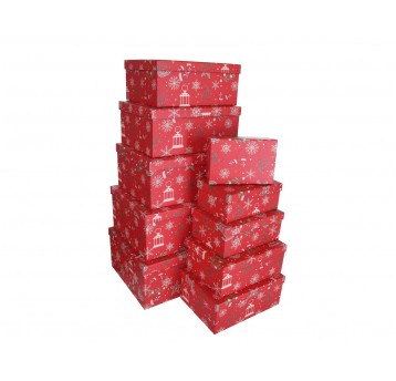 Dekor, pudełka tekturowe s/10 16cm/37cm/29cm