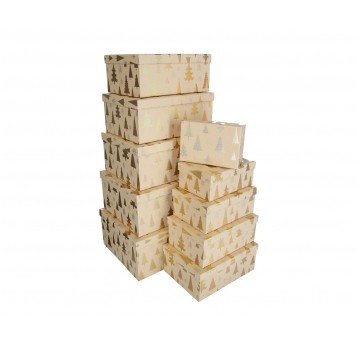 Dekor, pudełka tekturowe s/10 16cm/37cm/29cm