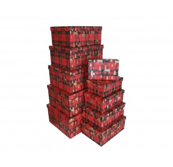 Dekor, pudełka tekturowe s/10 16cm/37cm/29cm