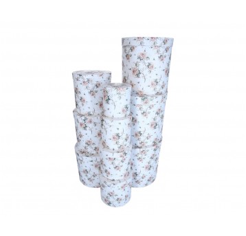 Dekor. pudełka tekturowe s/10 śr 31cm/32cm