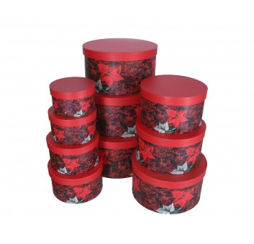 Dekor, pudełka tekturowe s/10 śr 35cm/17cm