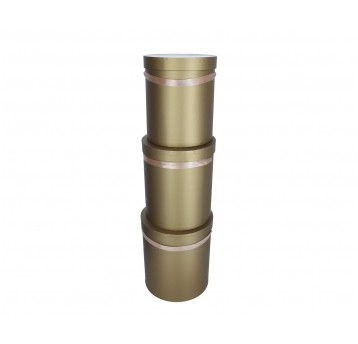 Dekor. pudełka tekturowe s/3 śr 24cm/28cm