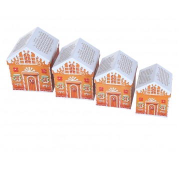 Dekor, pudełka tekturowe s/4 18cm/15cm/15cm