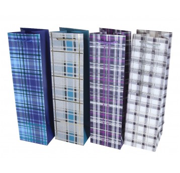 Dekor. torebki na alkohol mix 38cm/11cm/11cm