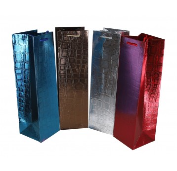 Dekor. torebki na alkohol mix 38cm/11cm/11cm