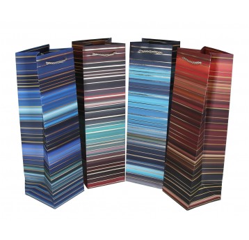 Dekor. torebki na alkohol mix 38cm/11cm/11cm