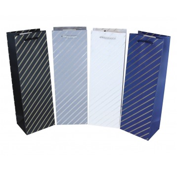 Dekor. torebki na alkohol mix kol.36cm/12cm/10cm