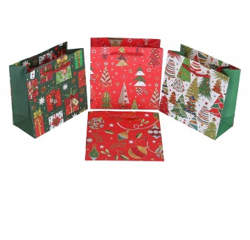 Dekor. torebki papierowe mix 15cm/15cm/7cm