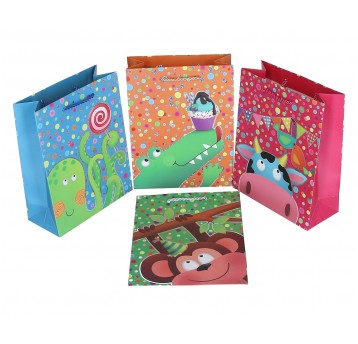 Dekor. torebki papierowe mix 23cm/18cm/8cm