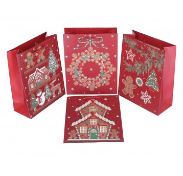 Dekor. torebki papierowe mix 23cm/18cm/8cm