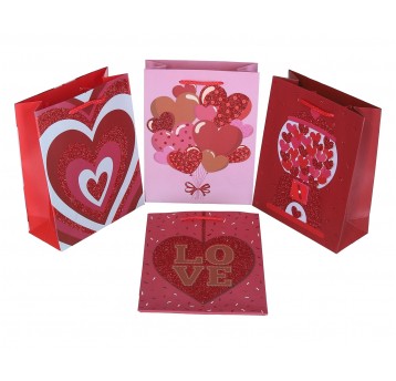 Dekor. torebki papierowe mix 23cm/18cm/8cm