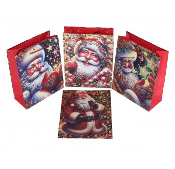 Dekor. torebki papierowe mix 23cm/18cm/8cm