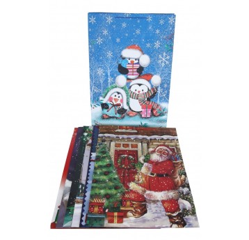 Dekor. torebki papierowe mix 72cm/51cm/18cm